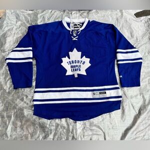 Reebok Toronto Maple Leafs jersey customized name Sz XL